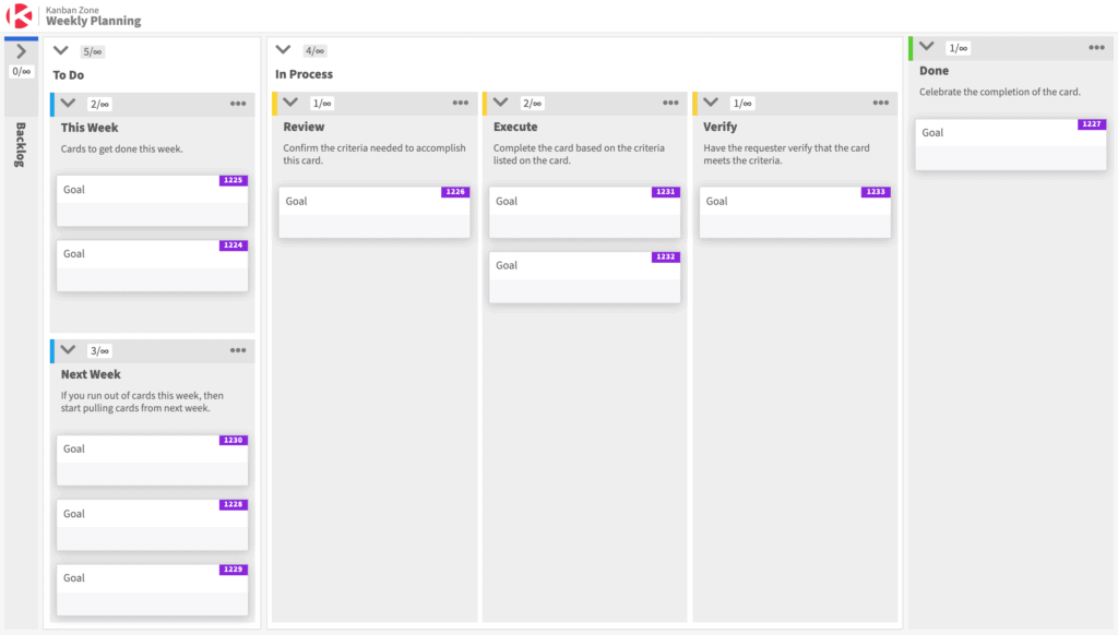 Weekly Planning Template