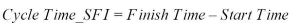 cycle time calculation for single flow item