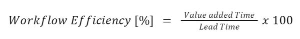 workflow efficiency equation