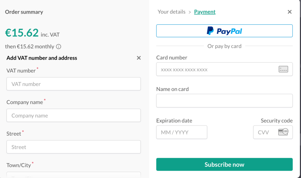 add VAT information