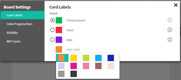 Kz Kb Card Labels