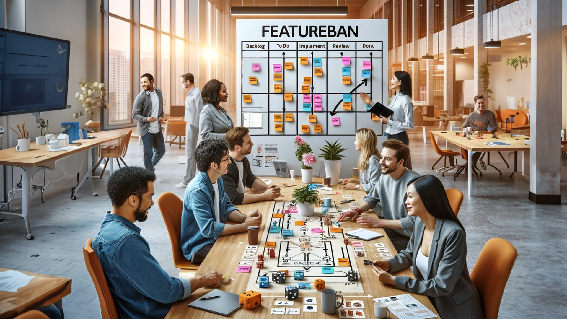 Featureban Online: Simplify Kanban Learning with Kanban Zone