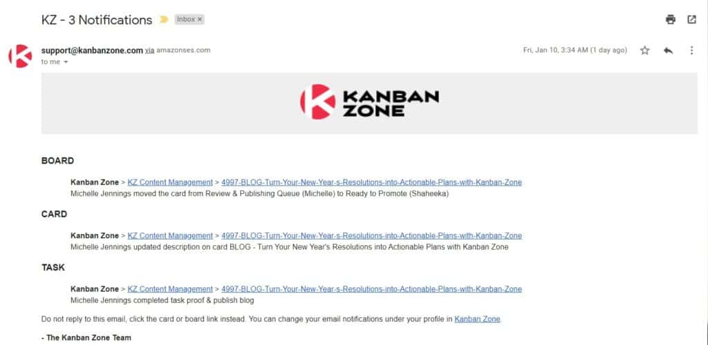 notifications-Kanban-Zone