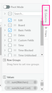 adding columns to the table