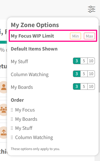 my focus wip limit