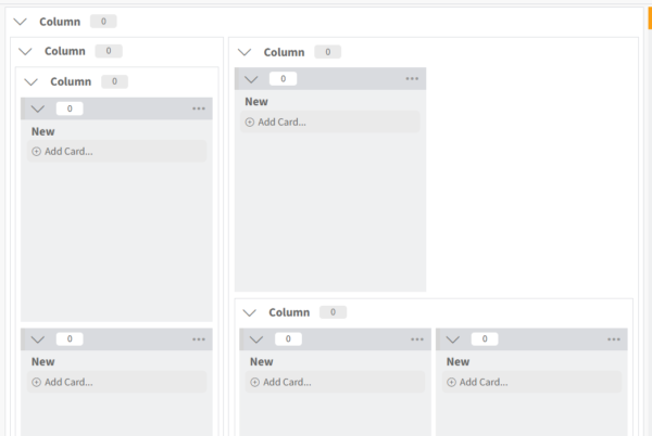 Nested columns in Kanban Zone